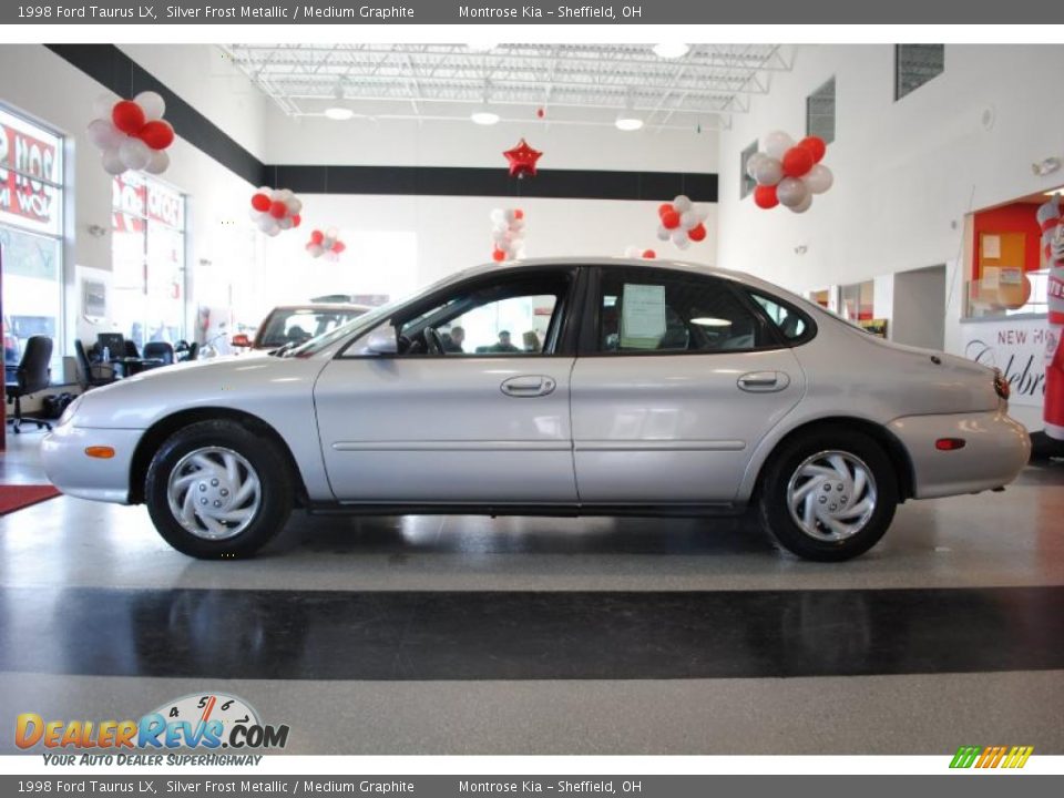 1998 Ford Taurus LX Silver Frost Metallic / Medium Graphite Photo #4