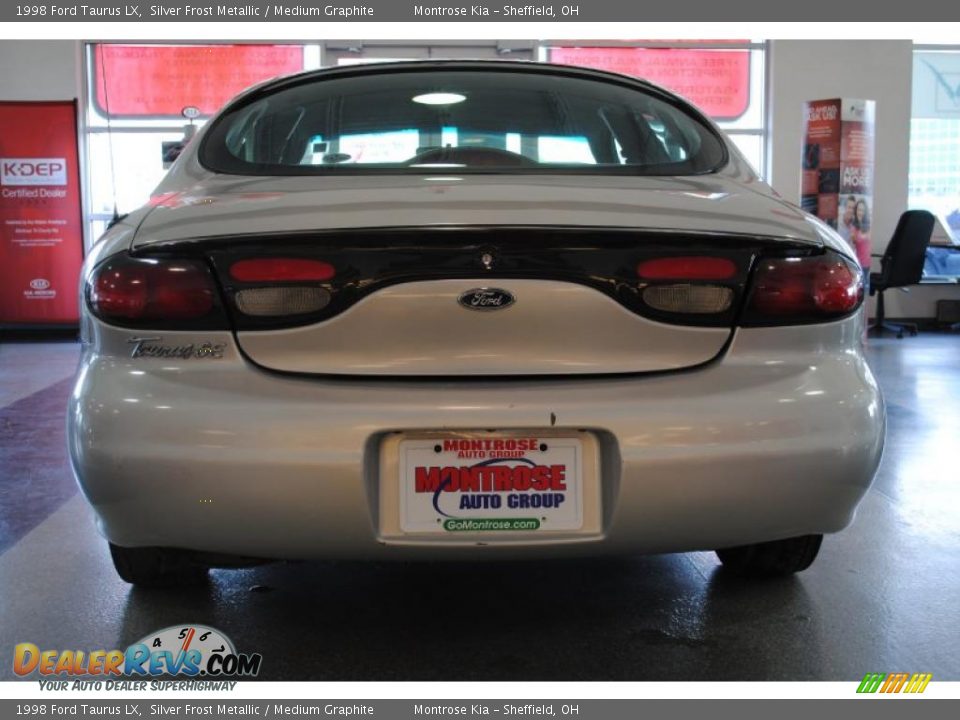 1998 Ford Taurus LX Silver Frost Metallic / Medium Graphite Photo #7