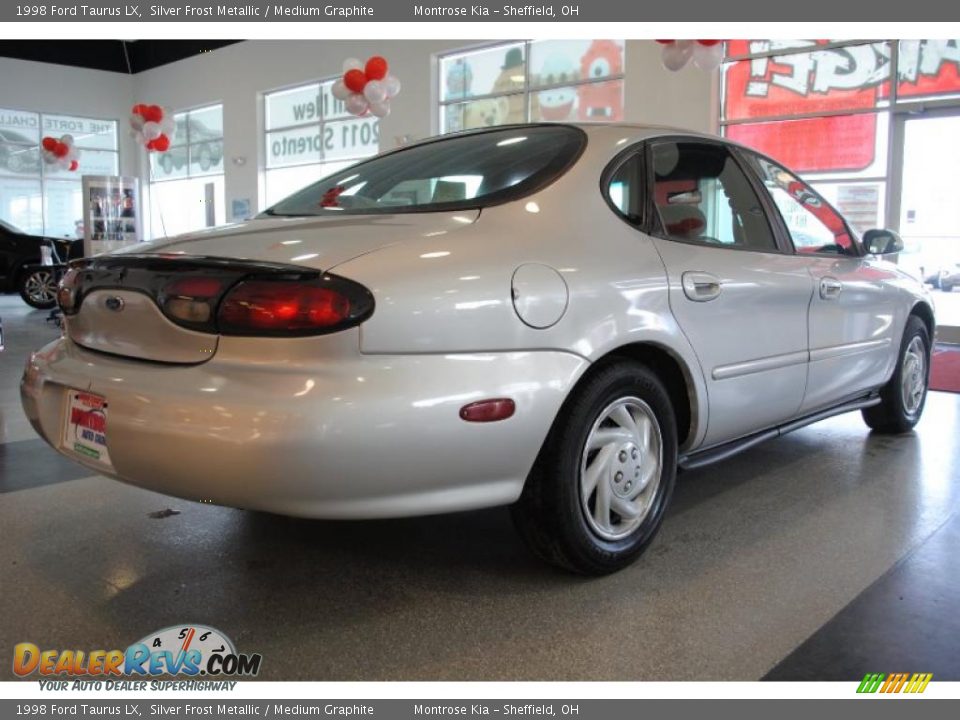 1998 Ford Taurus LX Silver Frost Metallic / Medium Graphite Photo #8