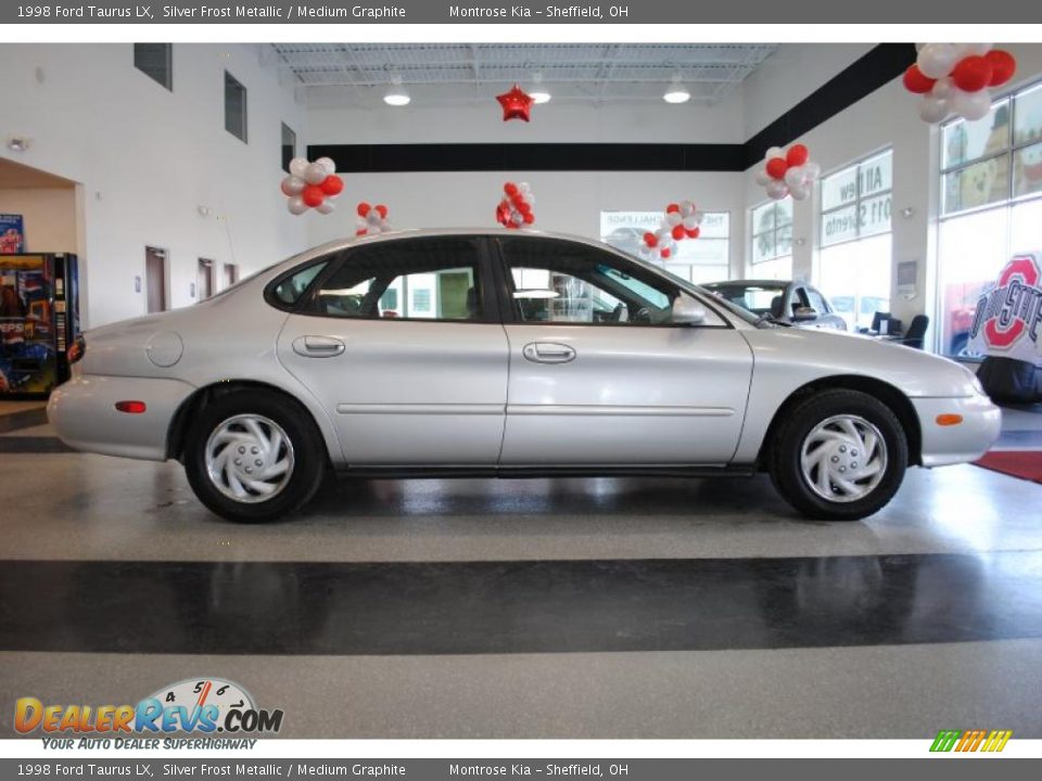 1998 Ford Taurus LX Silver Frost Metallic / Medium Graphite Photo #9