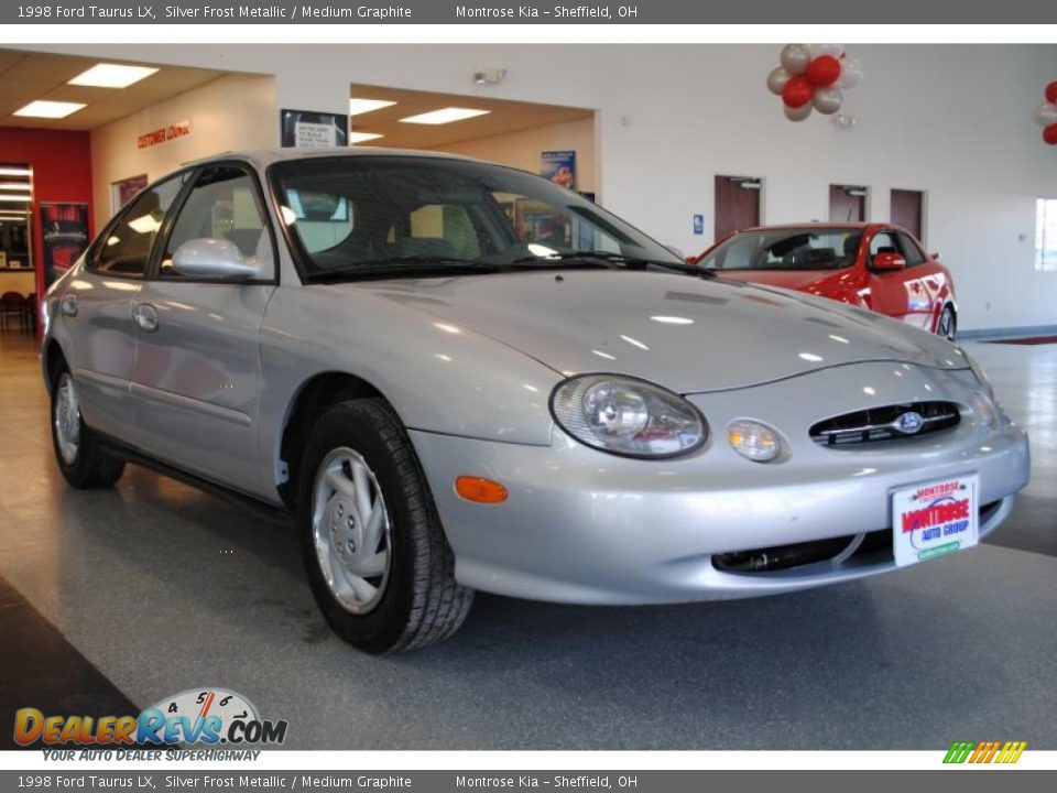1998 Ford Taurus LX Silver Frost Metallic / Medium Graphite Photo #10