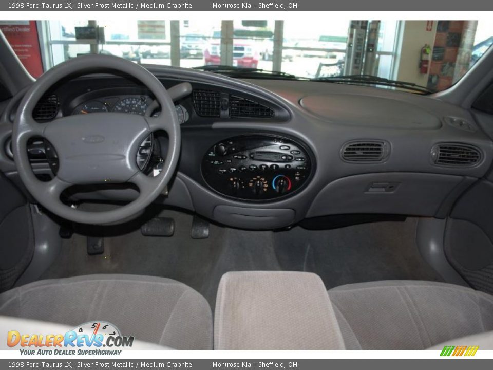 1998 Ford Taurus LX Silver Frost Metallic / Medium Graphite Photo #13