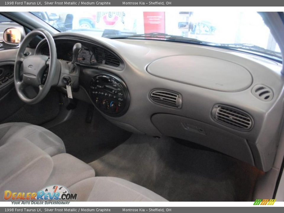 1998 Ford Taurus LX Silver Frost Metallic / Medium Graphite Photo #15