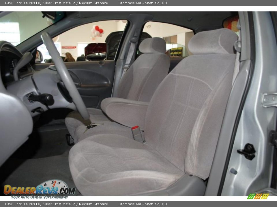 1998 Ford Taurus LX Silver Frost Metallic / Medium Graphite Photo #16