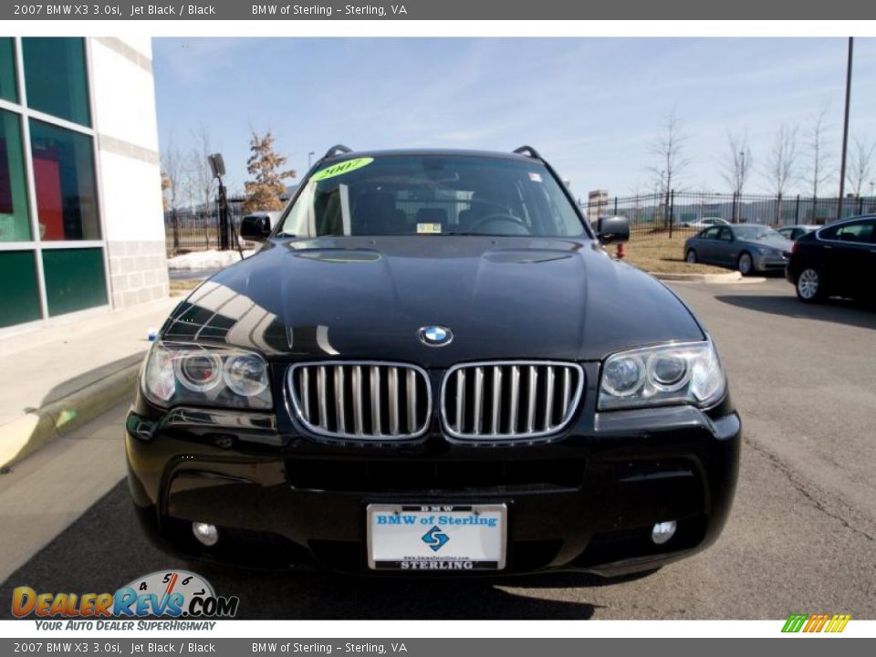 2007 BMW X3 3.0si Jet Black / Black Photo #1