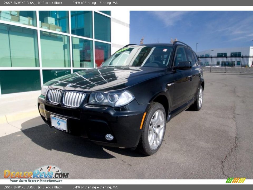 2007 BMW X3 3.0si Jet Black / Black Photo #2