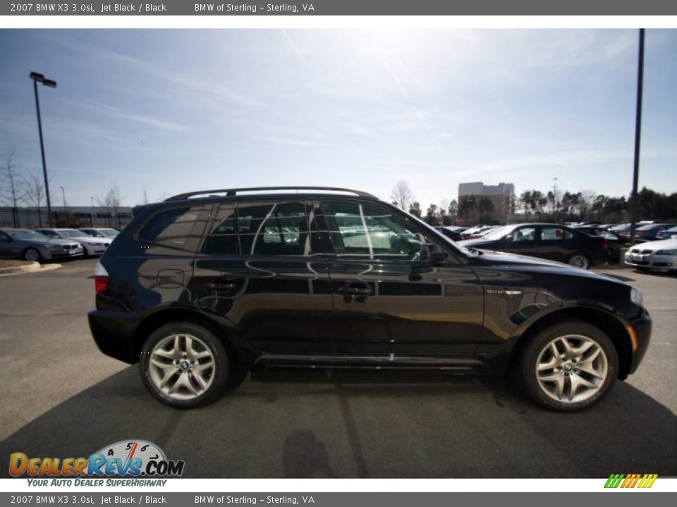 2007 BMW X3 3.0si Jet Black / Black Photo #7