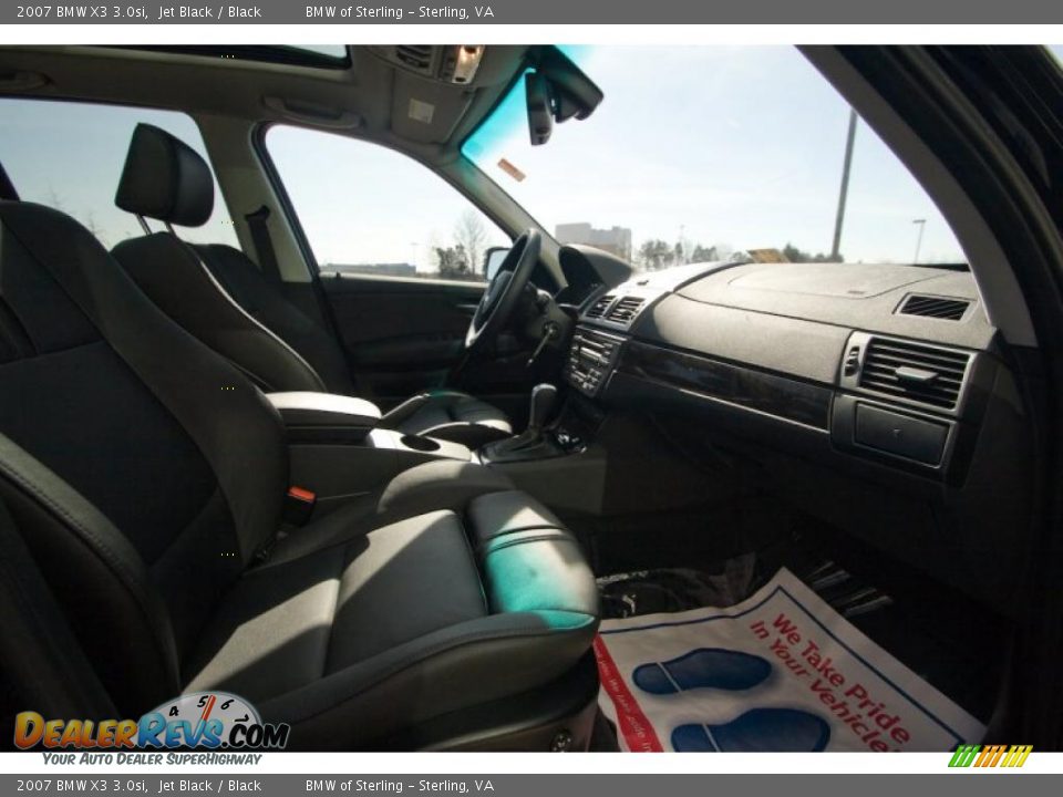 2007 BMW X3 3.0si Jet Black / Black Photo #9