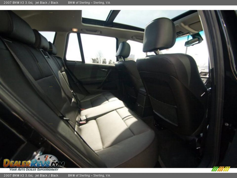 2007 BMW X3 3.0si Jet Black / Black Photo #10
