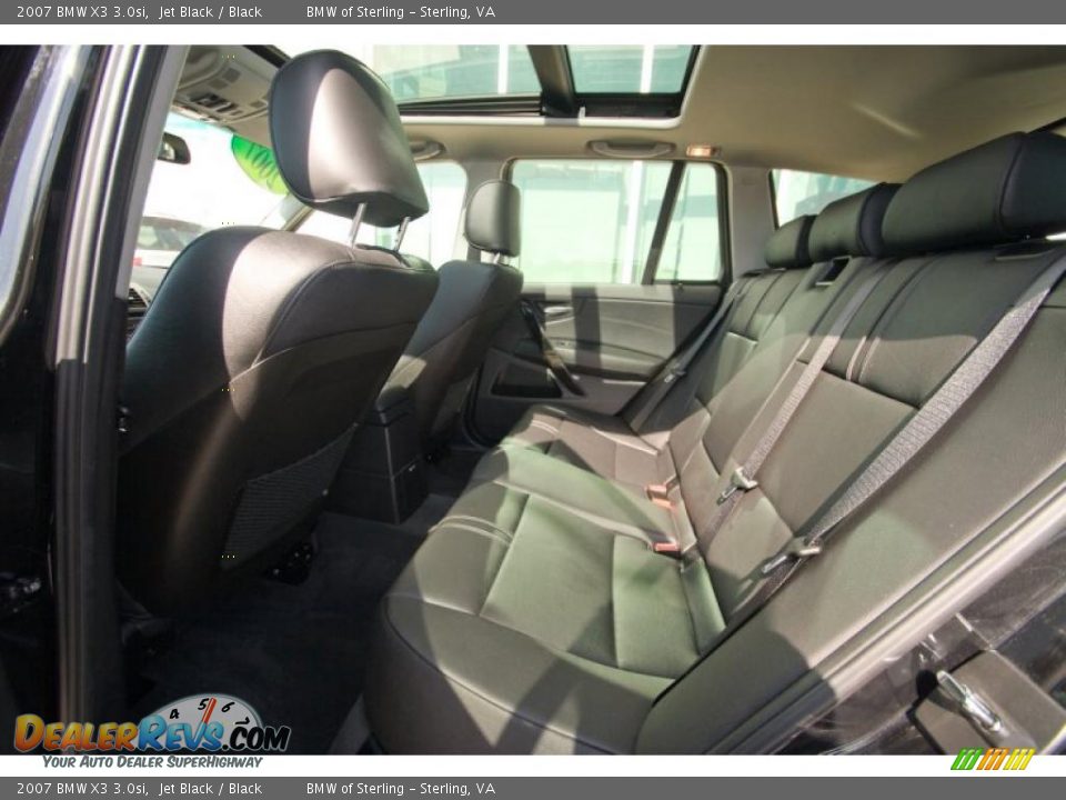 2007 BMW X3 3.0si Jet Black / Black Photo #11