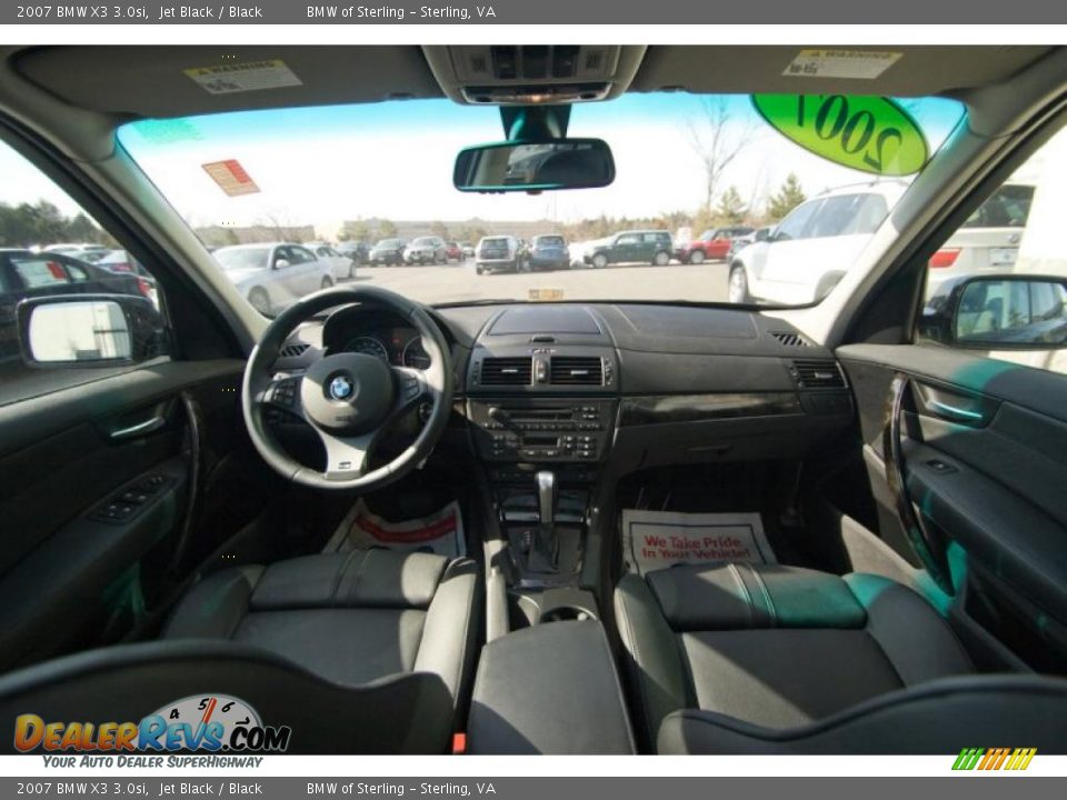 2007 BMW X3 3.0si Jet Black / Black Photo #12