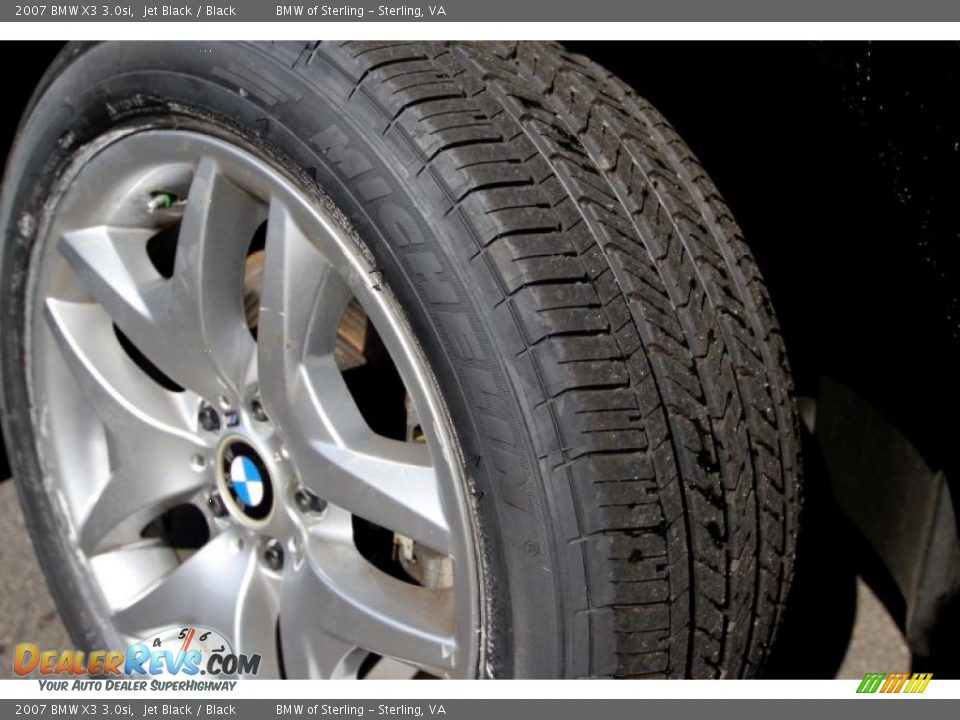 2007 BMW X3 3.0si Jet Black / Black Photo #16