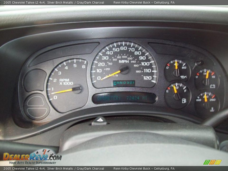 2005 Chevrolet Tahoe LS 4x4 Silver Birch Metallic / Gray/Dark Charcoal Photo #22