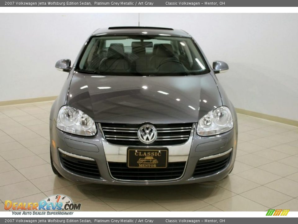 2007 Volkswagen Jetta Wolfsburg Edition Sedan Platinum Grey Metallic / Art Gray Photo #2