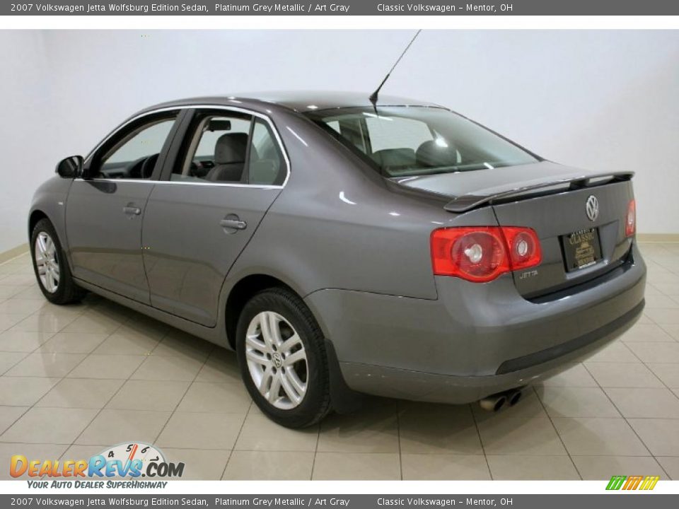 2007 Volkswagen Jetta Wolfsburg Edition Sedan Platinum Grey Metallic / Art Gray Photo #5