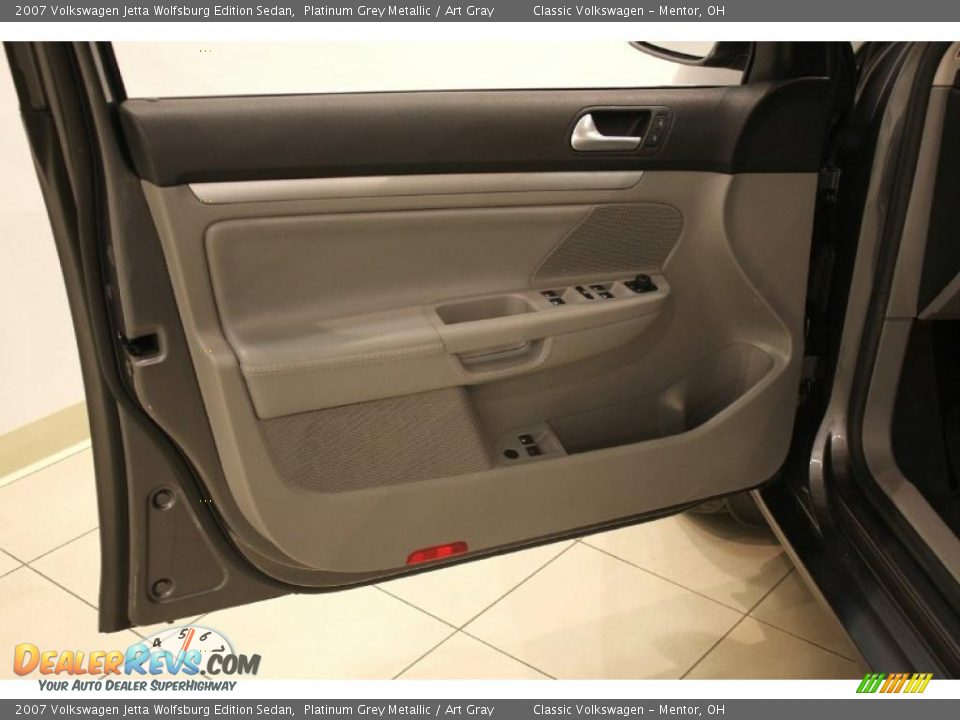2007 Volkswagen Jetta Wolfsburg Edition Sedan Platinum Grey Metallic / Art Gray Photo #8