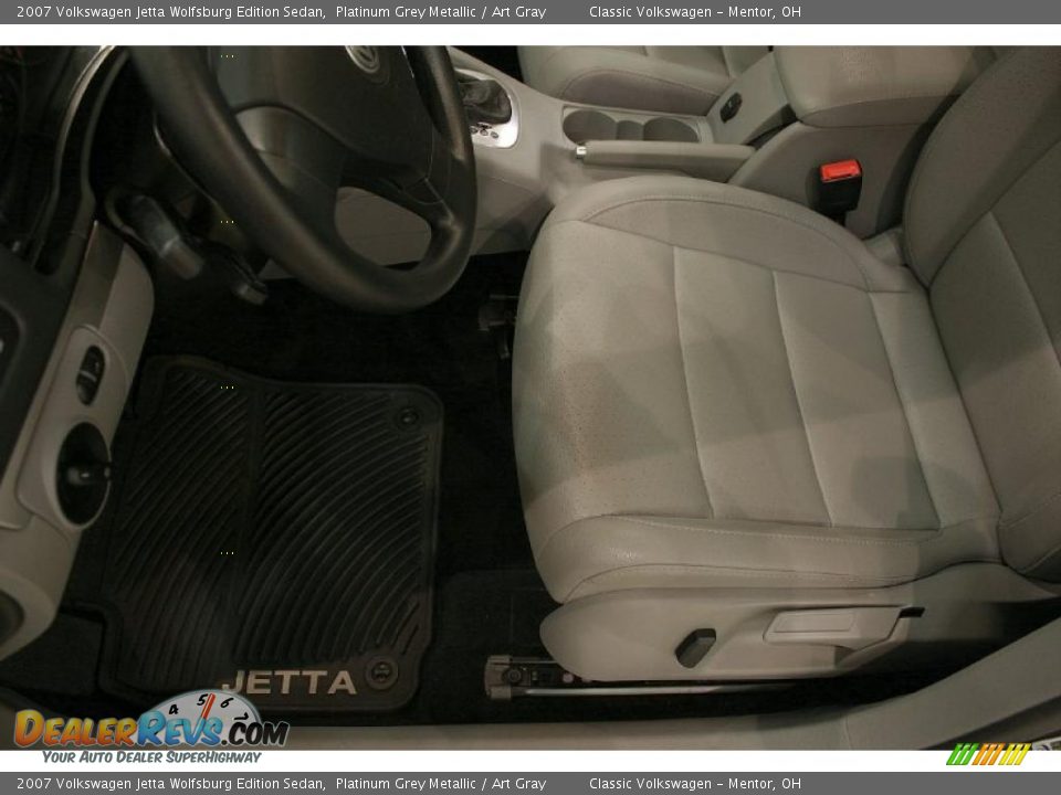 2007 Volkswagen Jetta Wolfsburg Edition Sedan Platinum Grey Metallic / Art Gray Photo #10