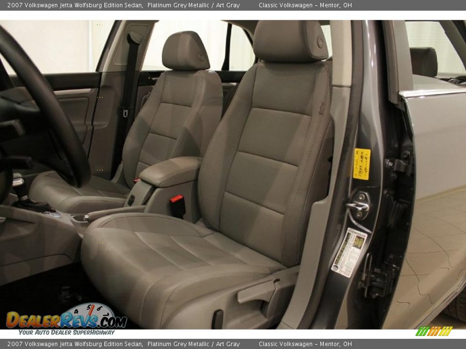 2007 Volkswagen Jetta Wolfsburg Edition Sedan Platinum Grey Metallic / Art Gray Photo #13