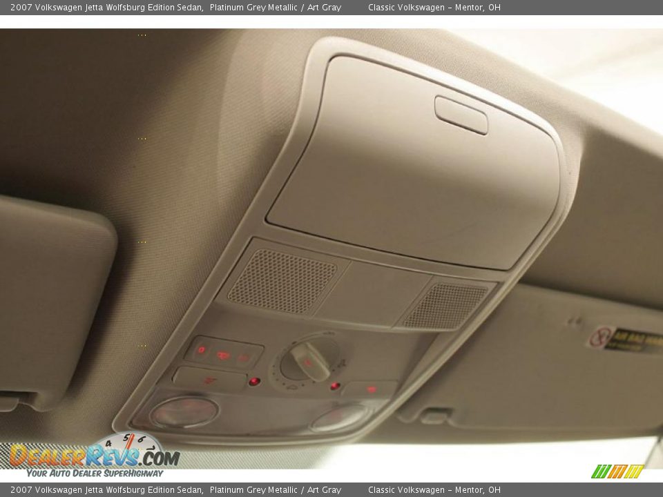 2007 Volkswagen Jetta Wolfsburg Edition Sedan Platinum Grey Metallic / Art Gray Photo #15