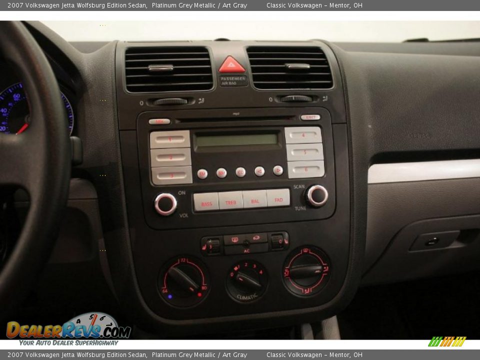 2007 Volkswagen Jetta Wolfsburg Edition Sedan Platinum Grey Metallic / Art Gray Photo #16