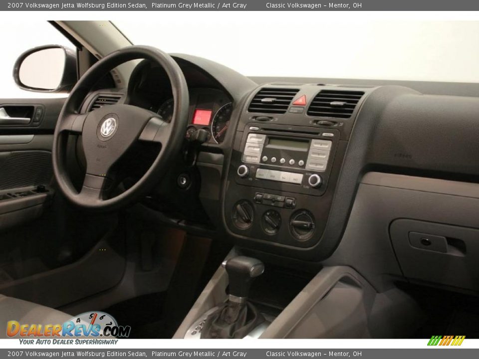 2007 Volkswagen Jetta Wolfsburg Edition Sedan Platinum Grey Metallic / Art Gray Photo #18