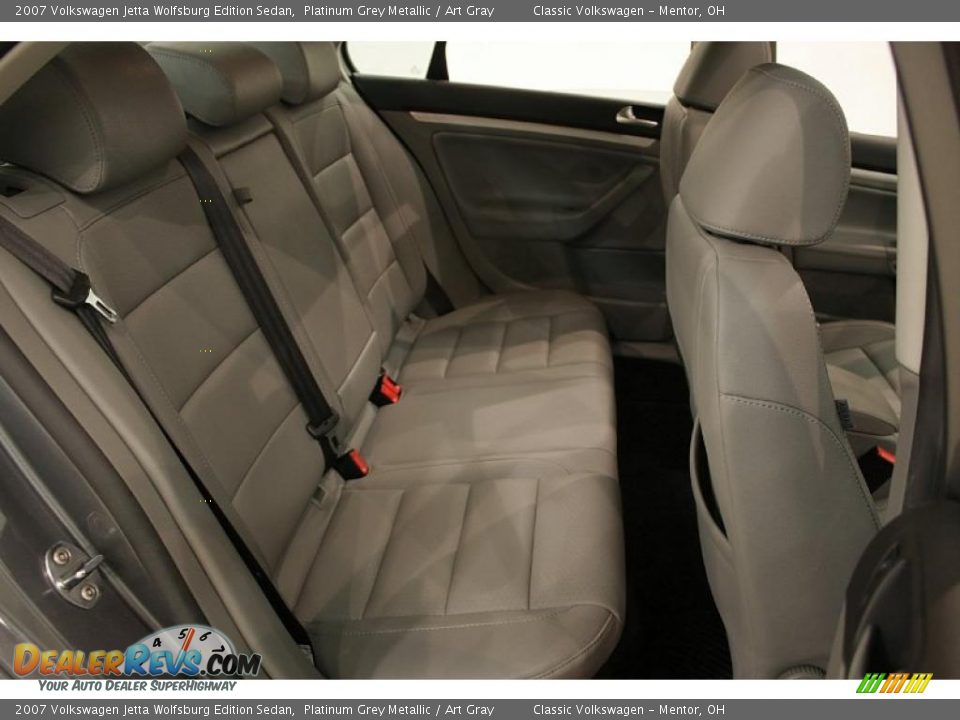 2007 Volkswagen Jetta Wolfsburg Edition Sedan Platinum Grey Metallic / Art Gray Photo #20