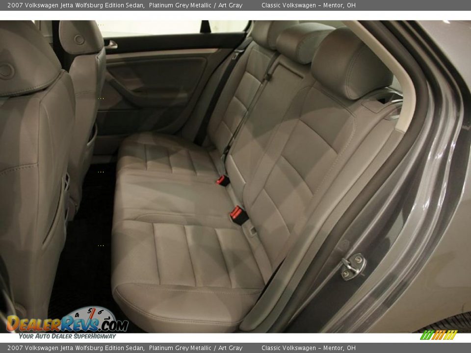 2007 Volkswagen Jetta Wolfsburg Edition Sedan Platinum Grey Metallic / Art Gray Photo #21