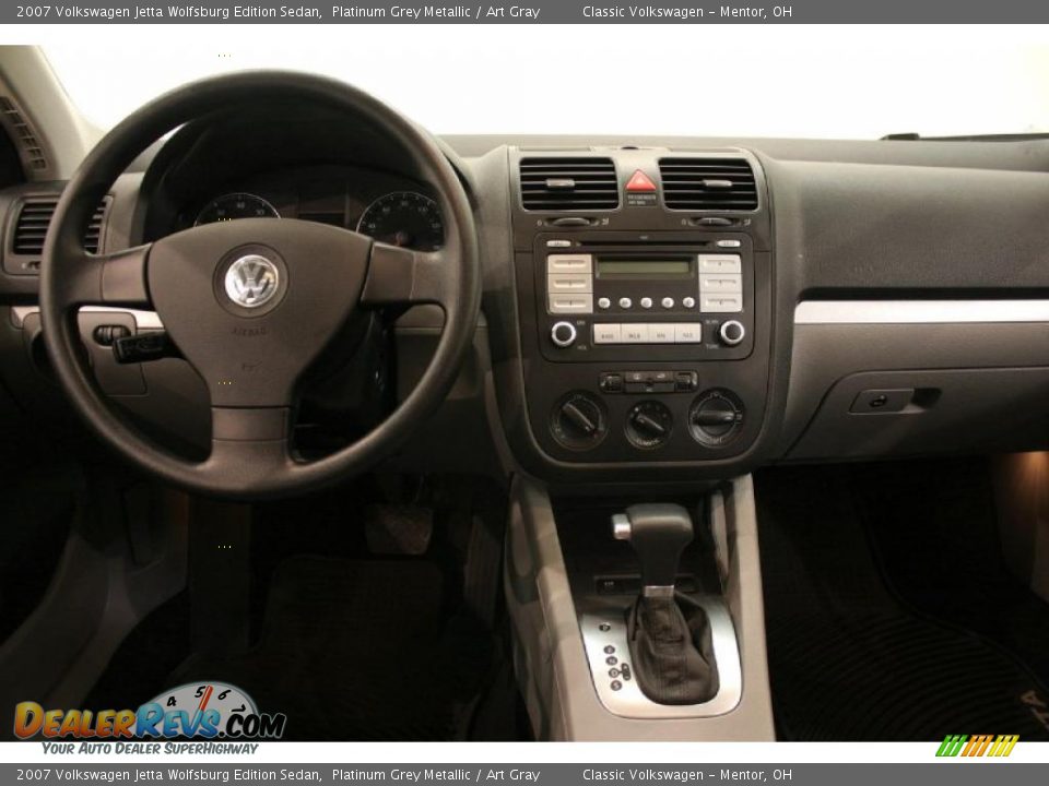 2007 Volkswagen Jetta Wolfsburg Edition Sedan Platinum Grey Metallic / Art Gray Photo #22