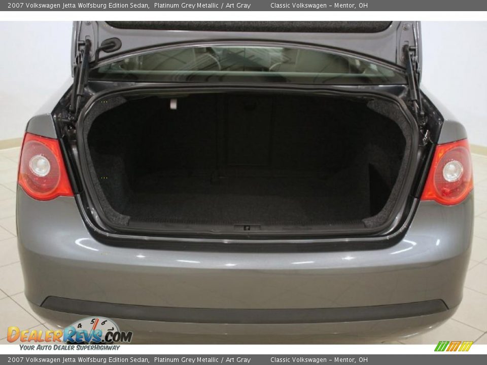 2007 Volkswagen Jetta Wolfsburg Edition Sedan Platinum Grey Metallic / Art Gray Photo #23