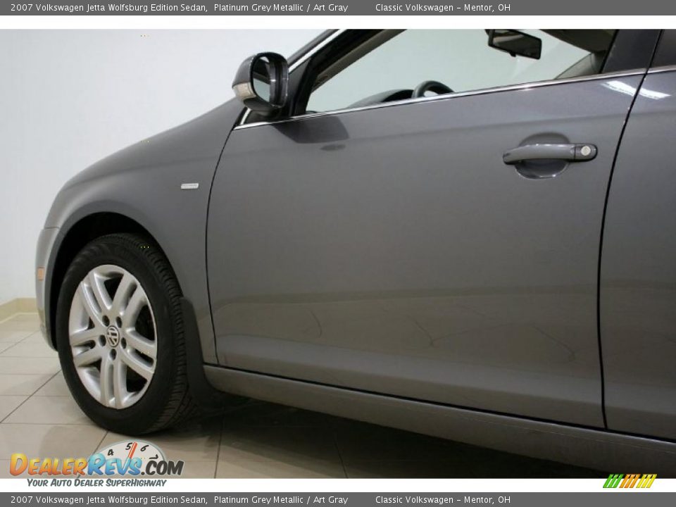 2007 Volkswagen Jetta Wolfsburg Edition Sedan Platinum Grey Metallic / Art Gray Photo #25