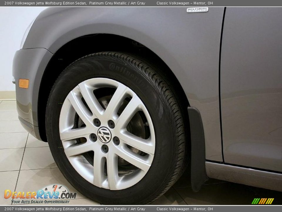 2007 Volkswagen Jetta Wolfsburg Edition Sedan Platinum Grey Metallic / Art Gray Photo #26
