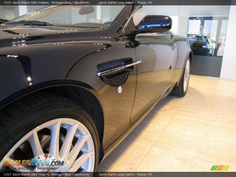 2007 Aston Martin DB9 Volante Midnight Blue / Sandstorm Photo #13