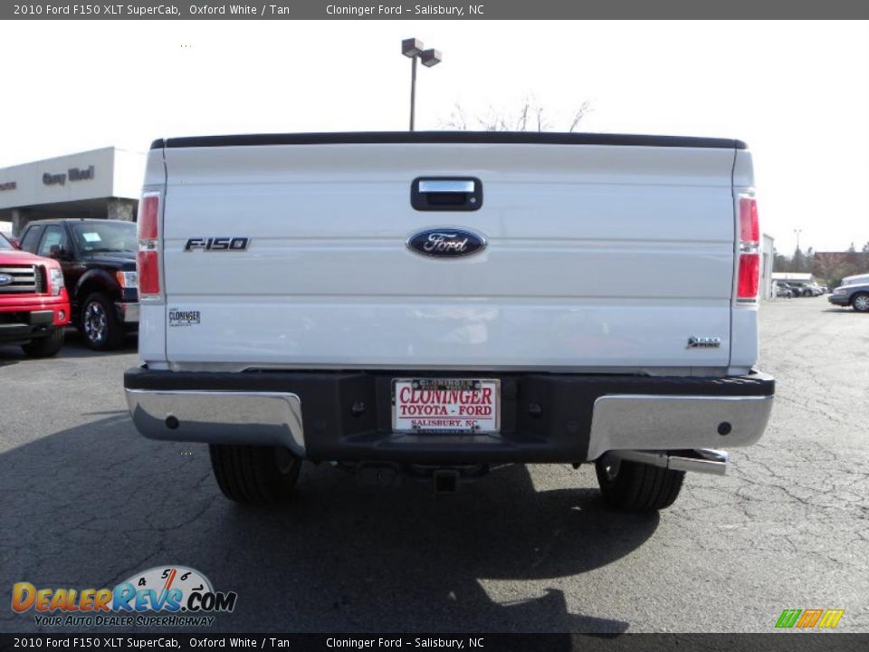 2010 Ford F150 XLT SuperCab Oxford White / Tan Photo #4