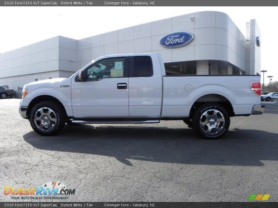 2010 Ford F150 XLT SuperCab Oxford White / Tan Photo #5