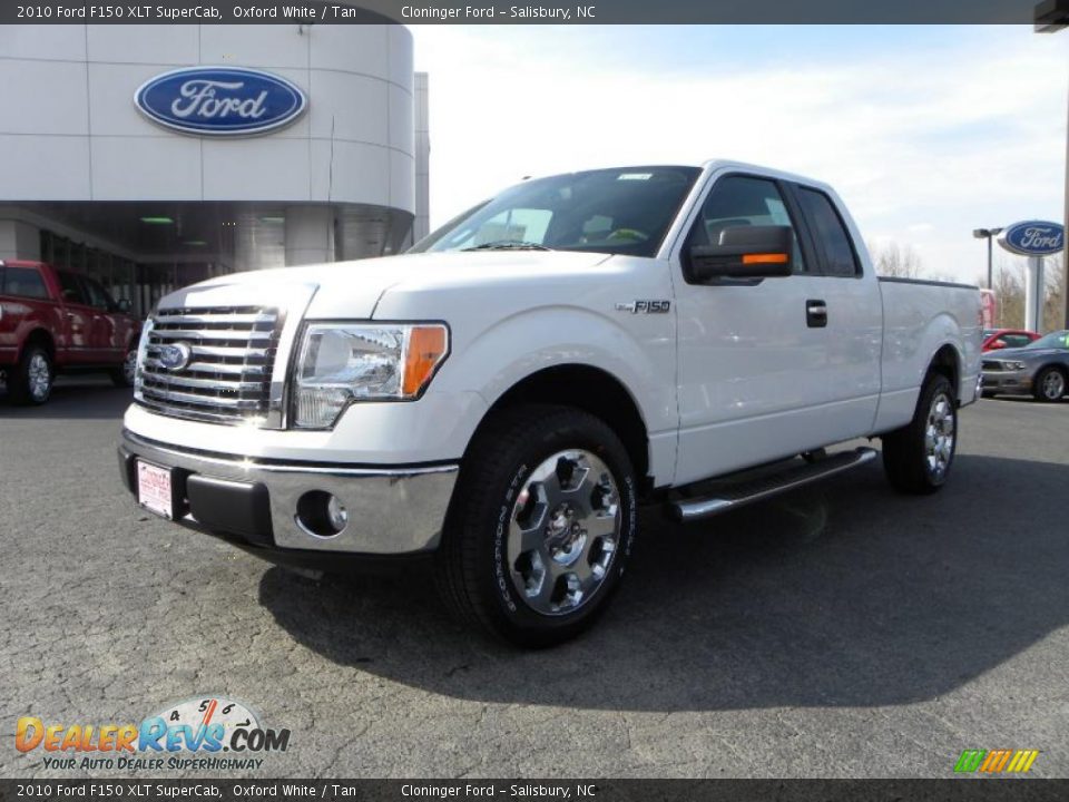 2010 Ford F150 XLT SuperCab Oxford White / Tan Photo #6
