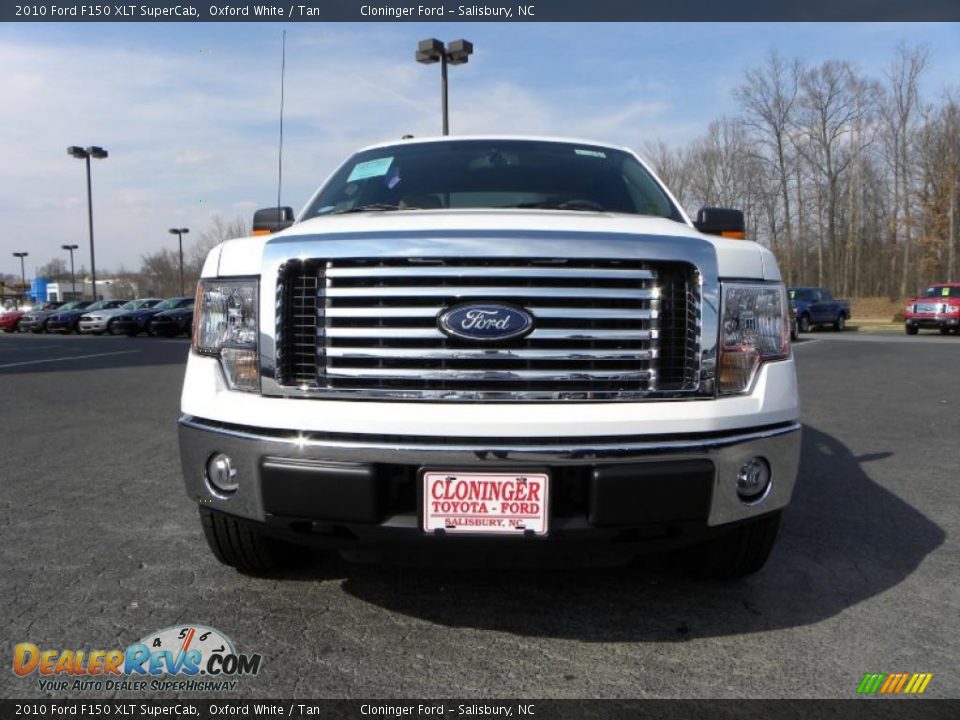 2010 Ford F150 XLT SuperCab Oxford White / Tan Photo #7