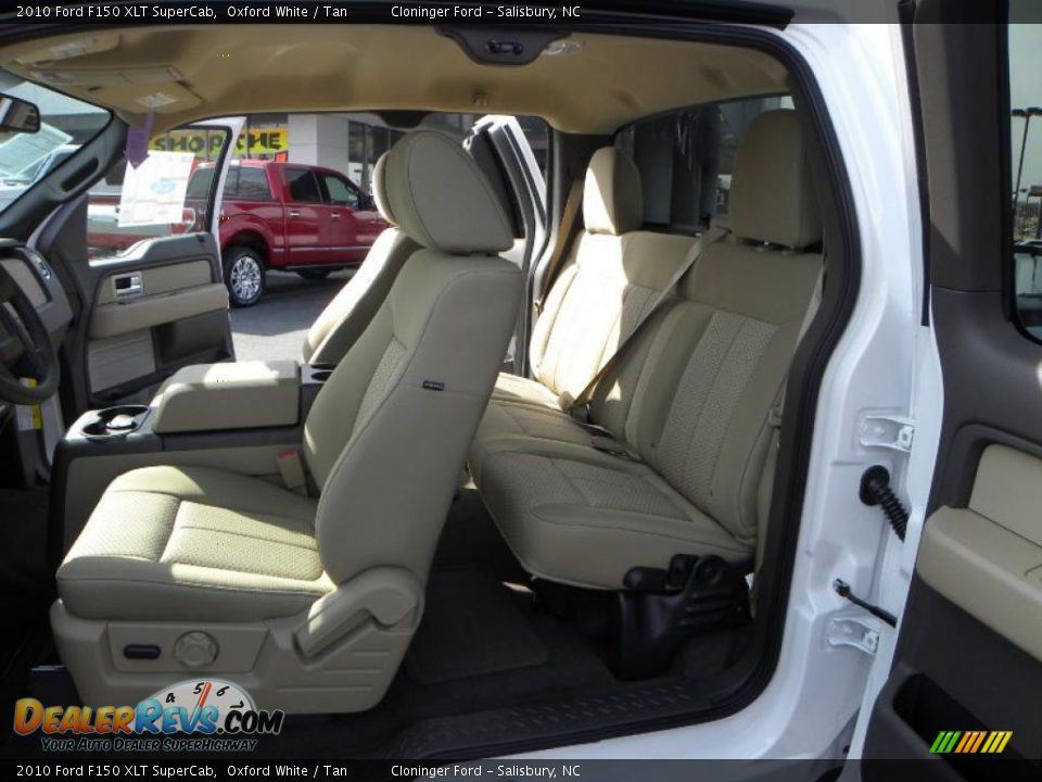 2010 Ford F150 XLT SuperCab Oxford White / Tan Photo #9