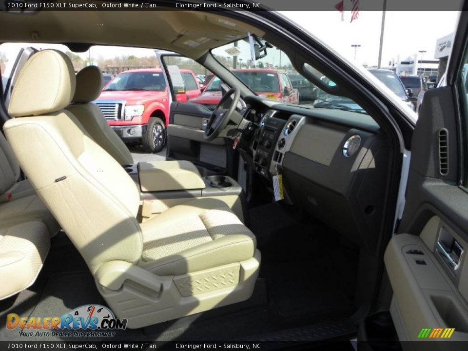 2010 Ford F150 XLT SuperCab Oxford White / Tan Photo #11