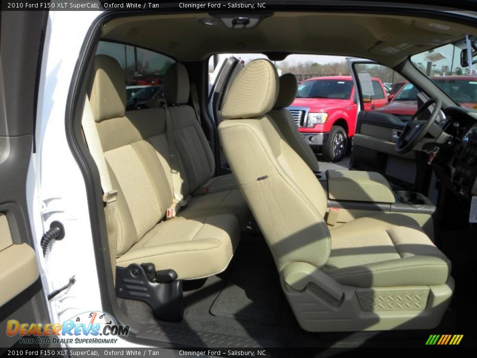 2010 Ford F150 XLT SuperCab Oxford White / Tan Photo #12