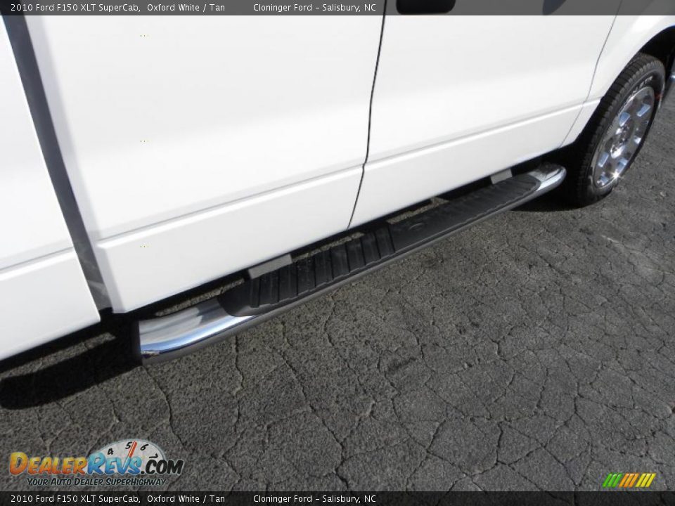2010 Ford F150 XLT SuperCab Oxford White / Tan Photo #14