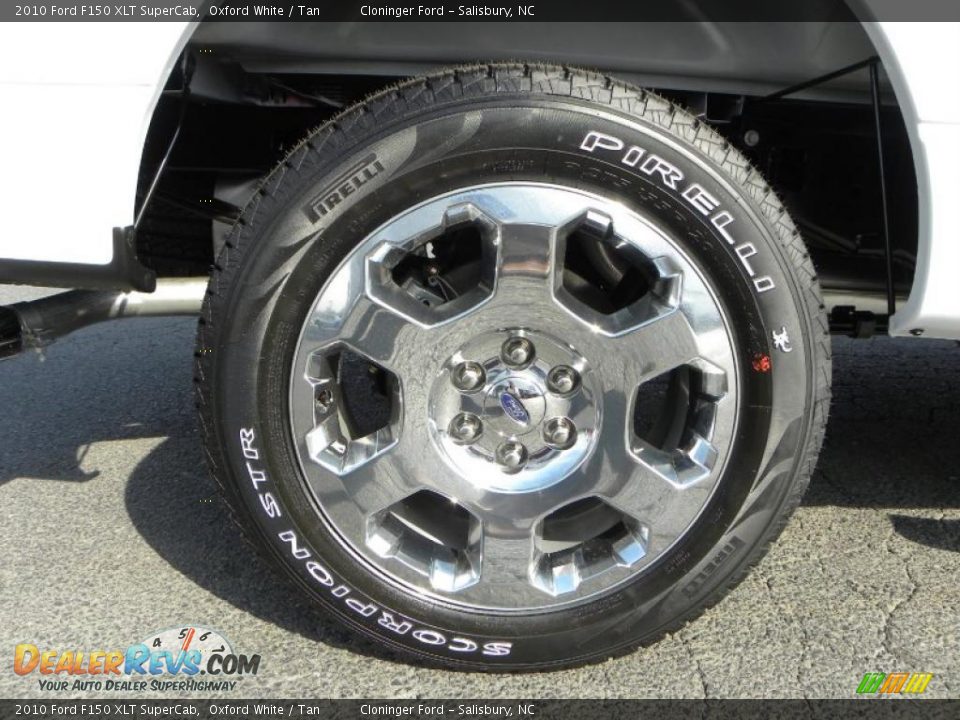 2010 Ford F150 XLT SuperCab Oxford White / Tan Photo #15