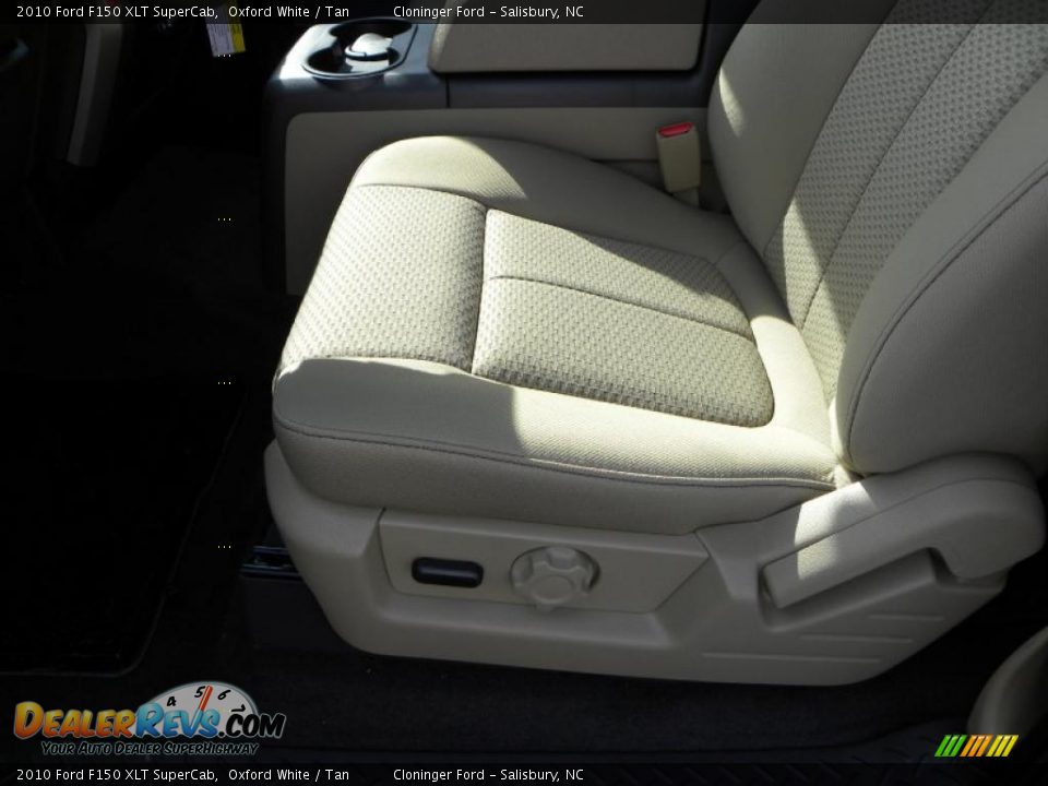 2010 Ford F150 XLT SuperCab Oxford White / Tan Photo #17