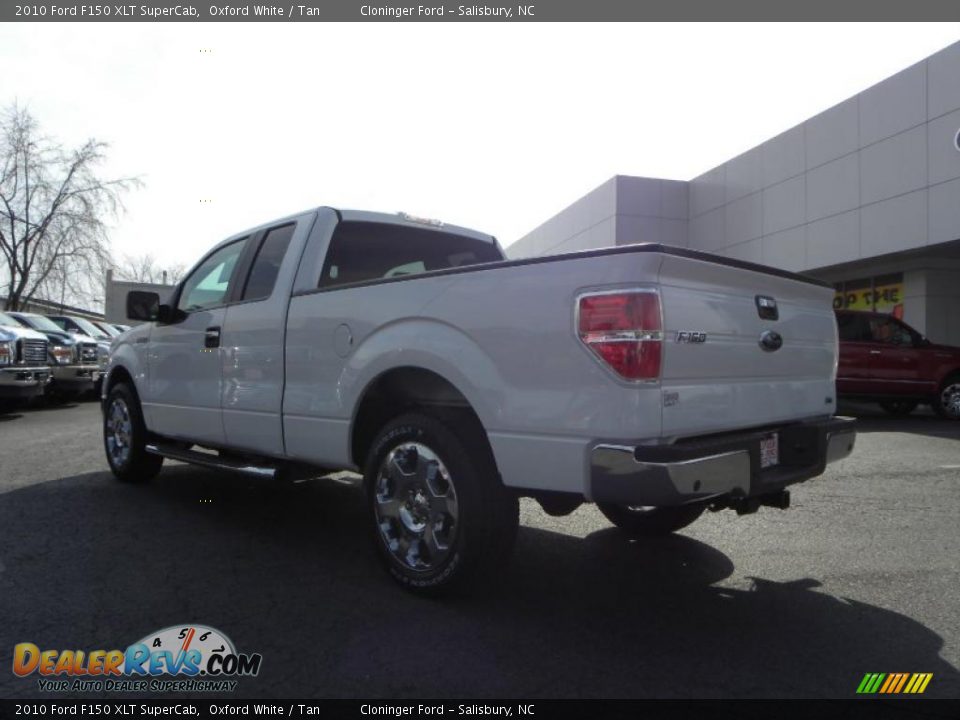 2010 Ford F150 XLT SuperCab Oxford White / Tan Photo #26