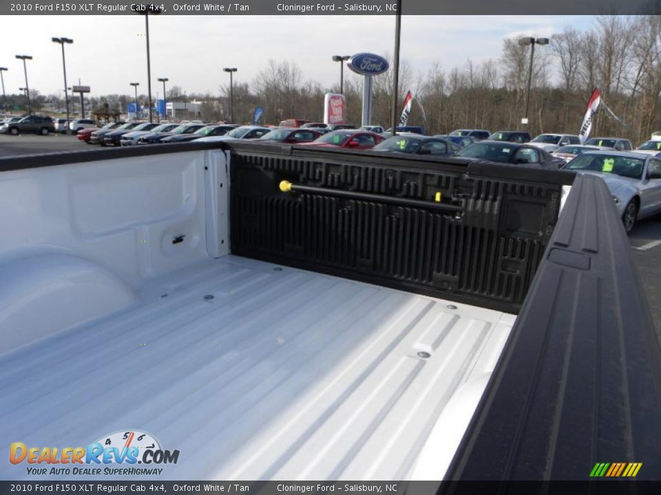 2010 Ford F150 XLT Regular Cab 4x4 Oxford White / Tan Photo #9