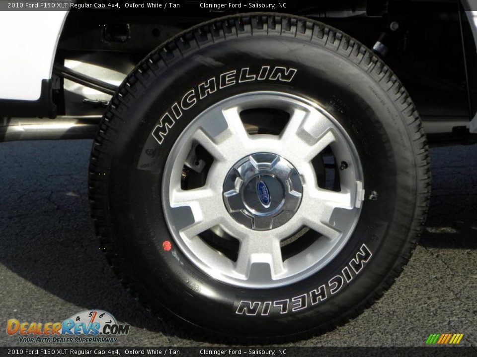 2010 Ford F150 XLT Regular Cab 4x4 Oxford White / Tan Photo #13