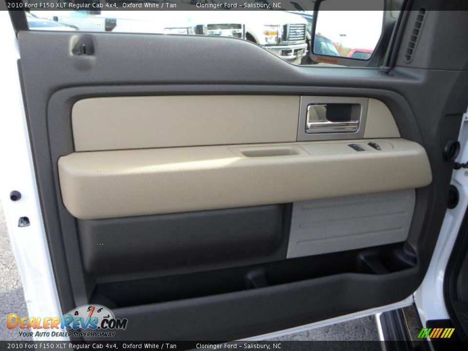 2010 Ford F150 XLT Regular Cab 4x4 Oxford White / Tan Photo #14