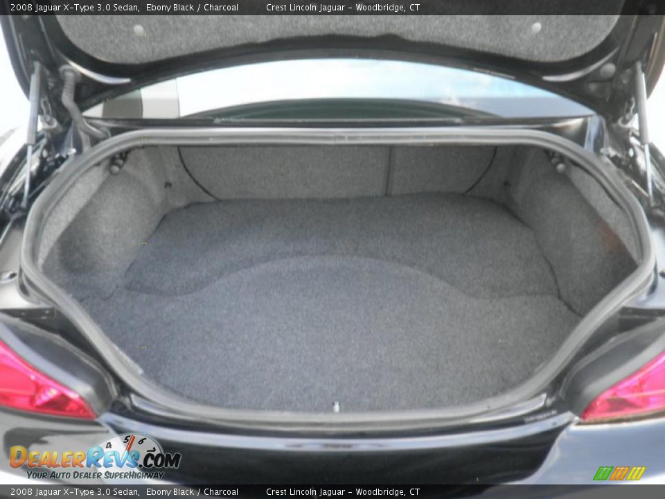 2008 Jaguar X-Type 3.0 Sedan Ebony Black / Charcoal Photo #5