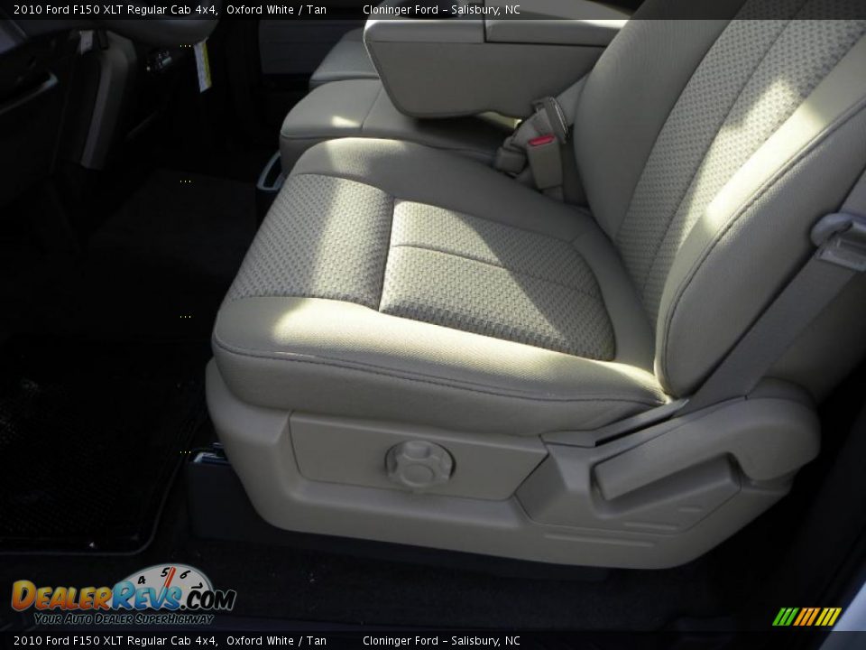 2010 Ford F150 XLT Regular Cab 4x4 Oxford White / Tan Photo #15