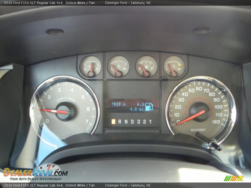 2010 Ford F150 XLT Regular Cab 4x4 Oxford White / Tan Photo #16