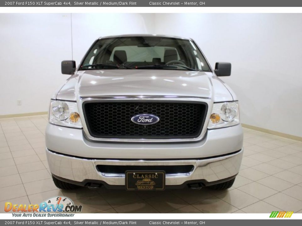 2007 Ford F150 XLT SuperCab 4x4 Silver Metallic / Medium/Dark Flint Photo #2
